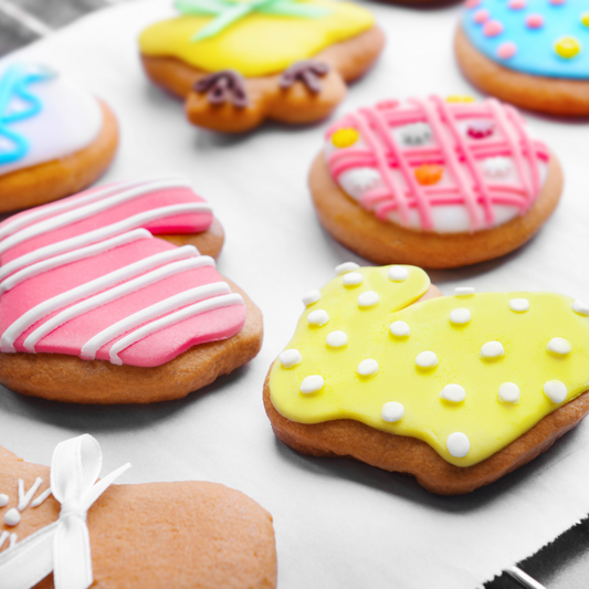 Natural Rainbow Glaze for Cookies