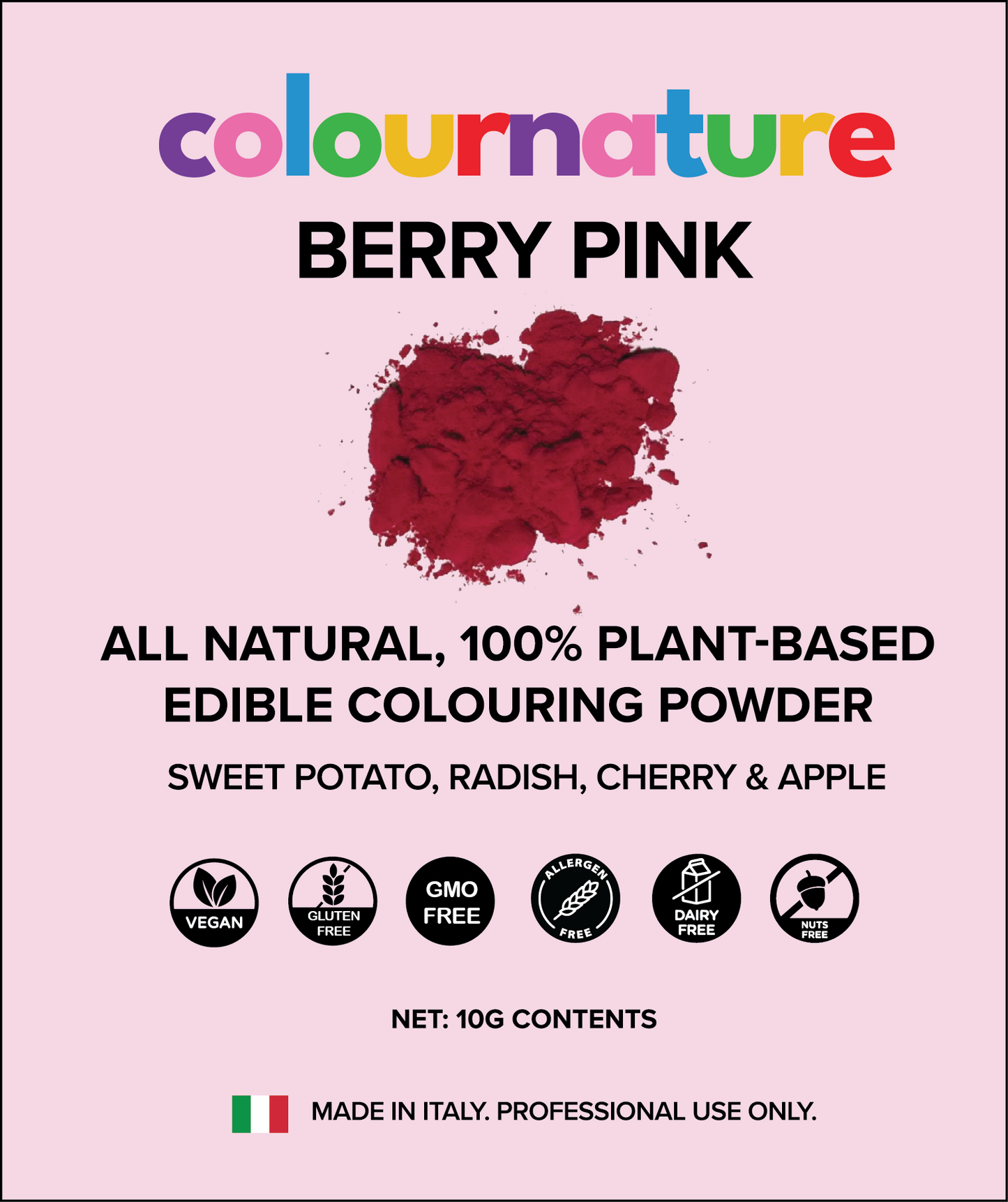 Berry Pink All Purpose Natural Edible Colouring Powder