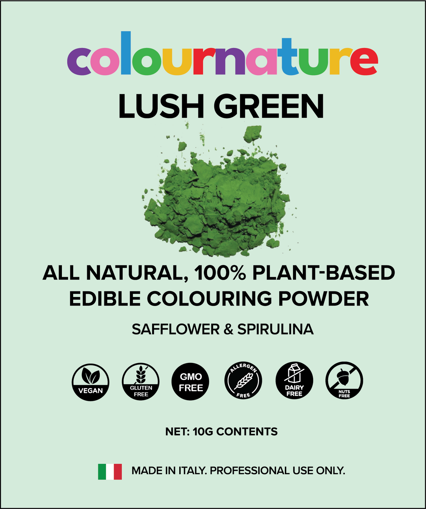 Lush Green All Purpose Natural Edible Colouring Powder