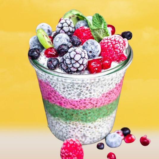 Colorful Chia Seed Pudding