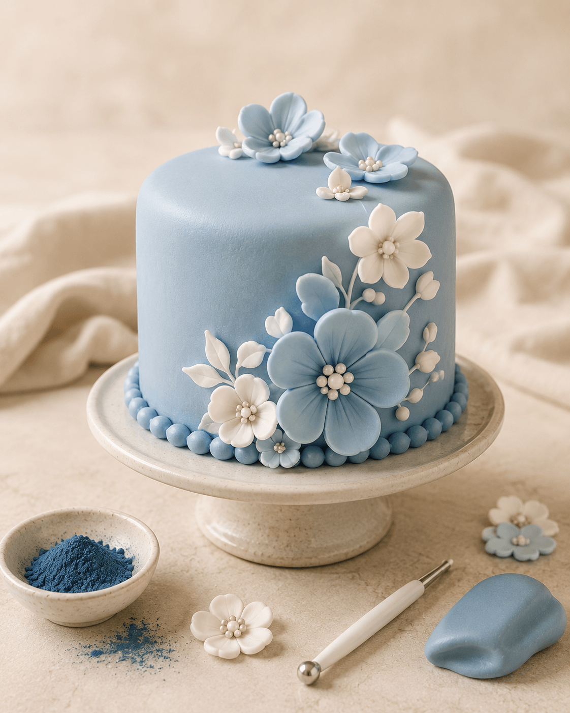Riviera Blue used for fondant and icing