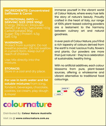 Sunset Yellow All Purpose Natural Edible Colouring Powder