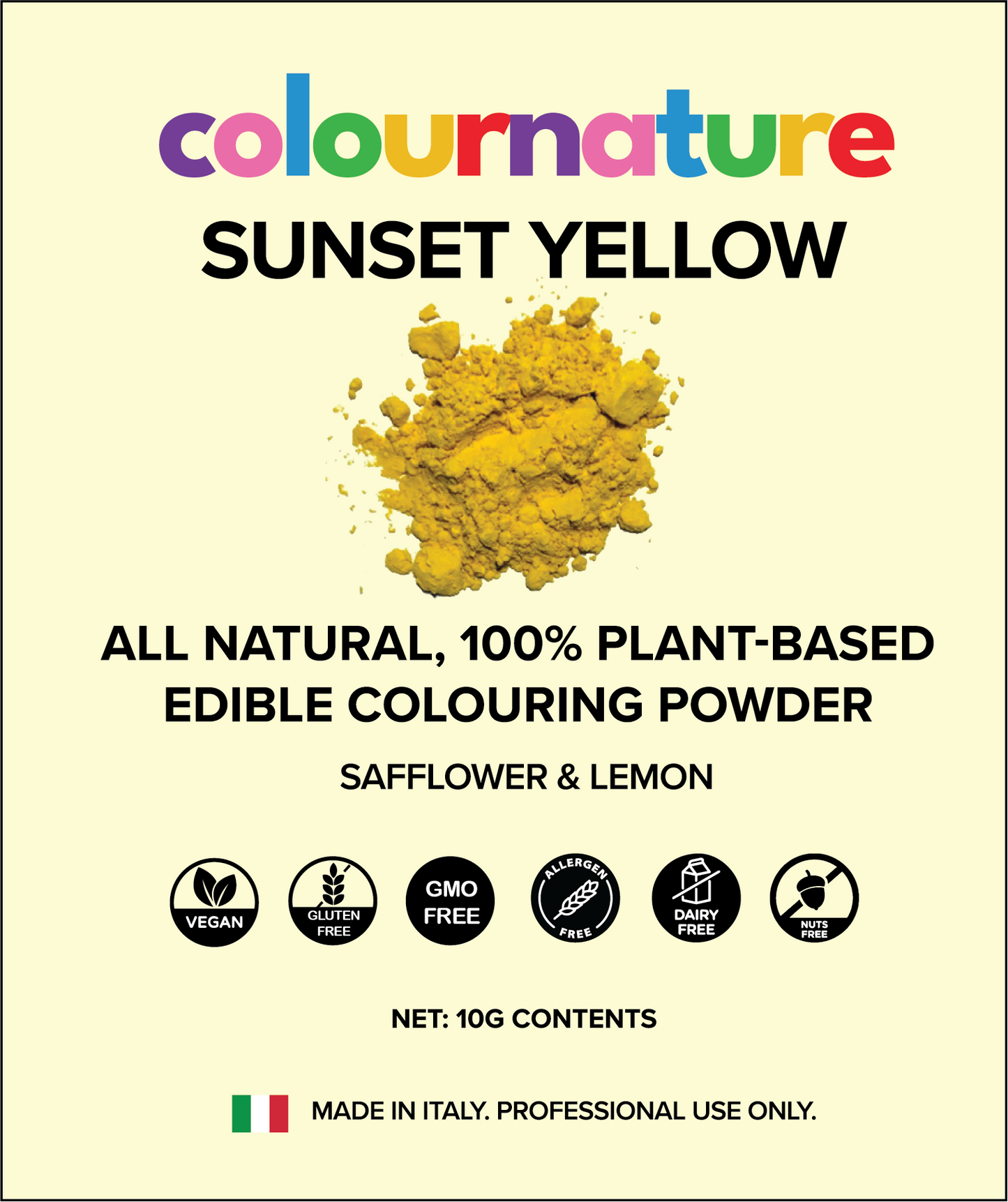 Sunset Yellow All Purpose Natural Edible Colouring Powder