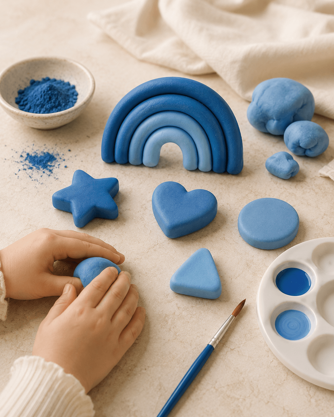 Creative applications using Riviera Blue