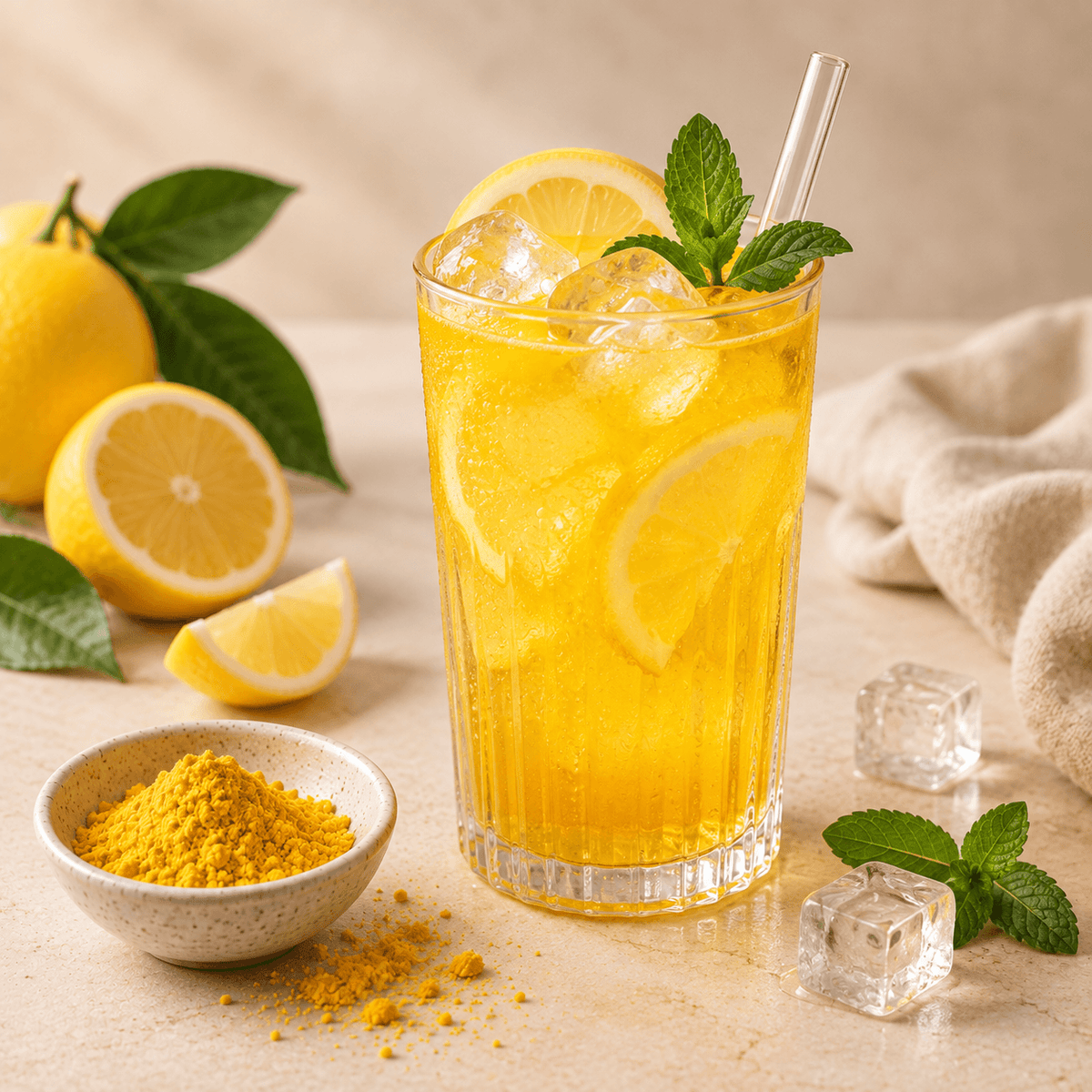 Riviera Blue used in drinks