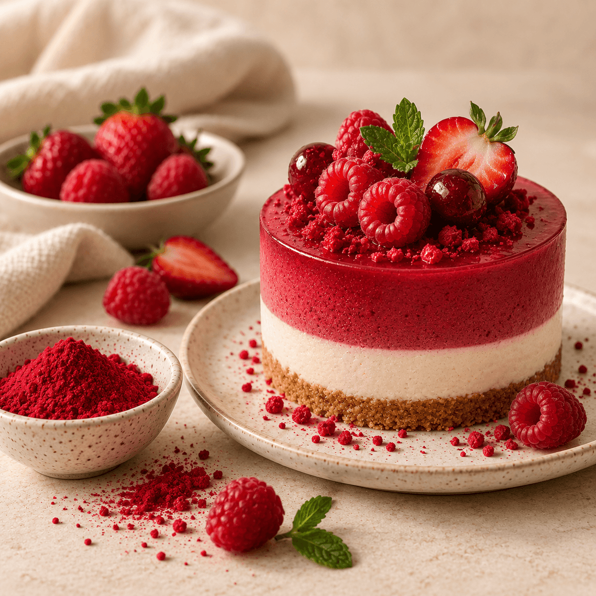 Riviera Blue used in desserts