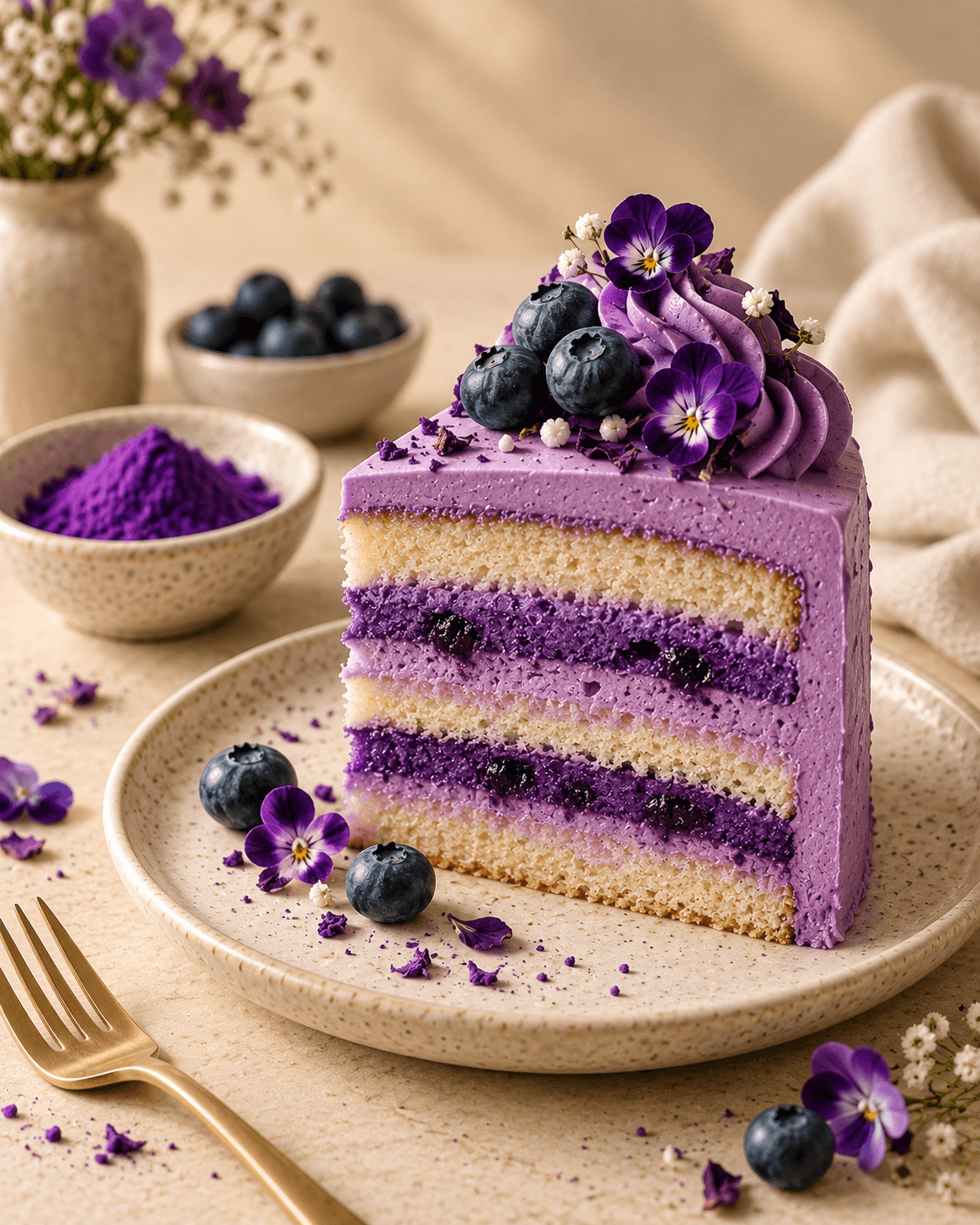 Riviera Blue used in desserts