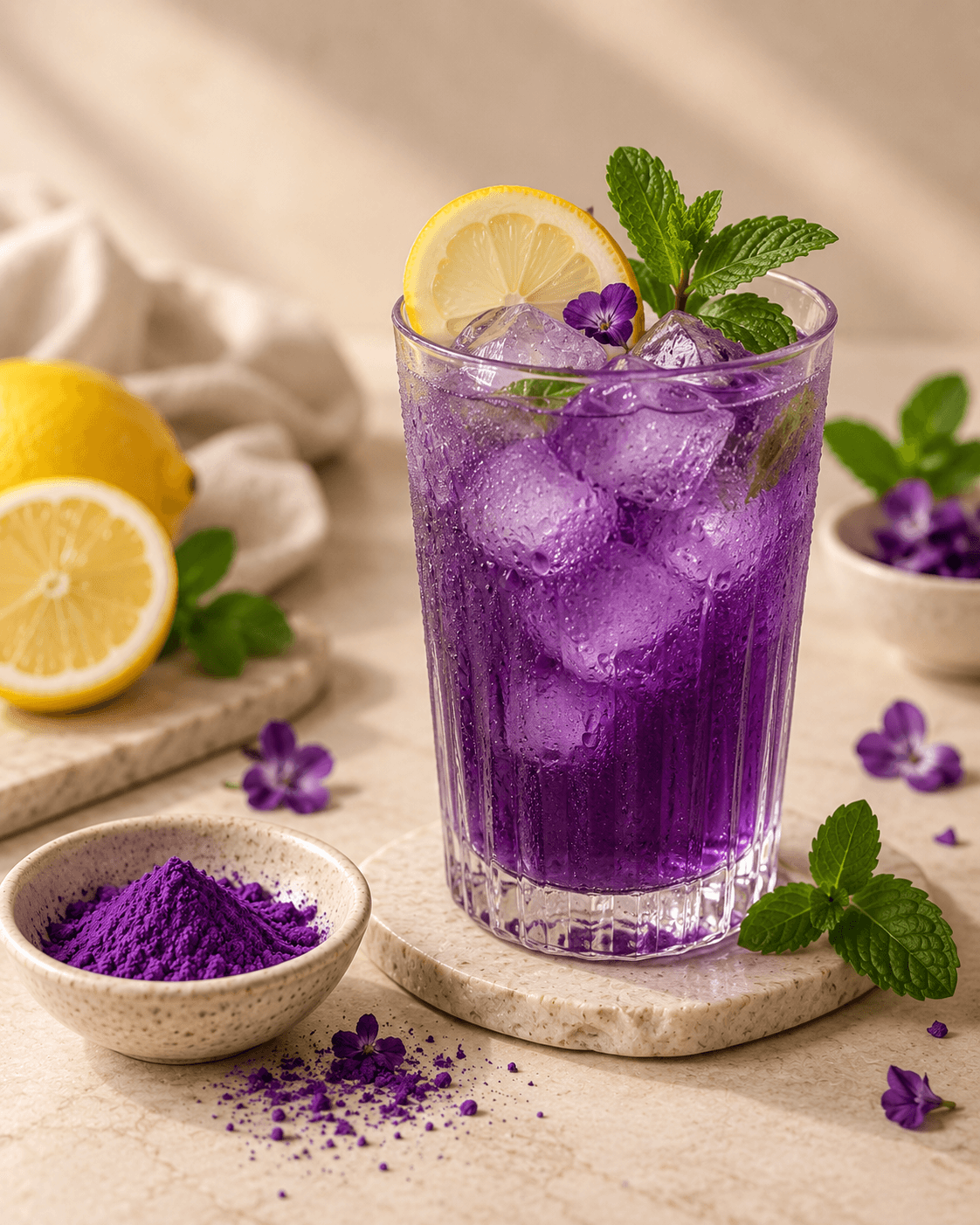 Riviera Blue used in drinks