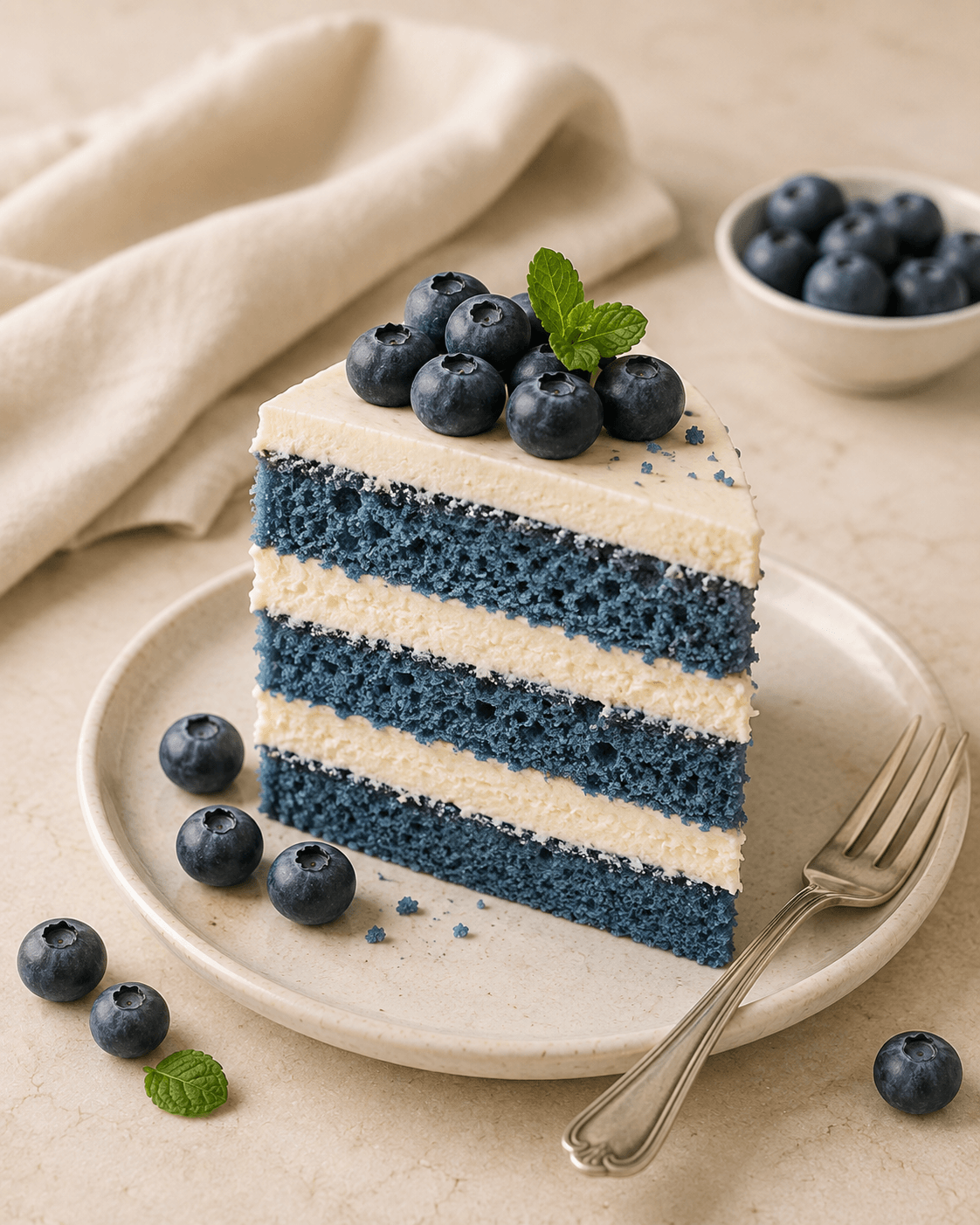 Riviera Blue used in desserts