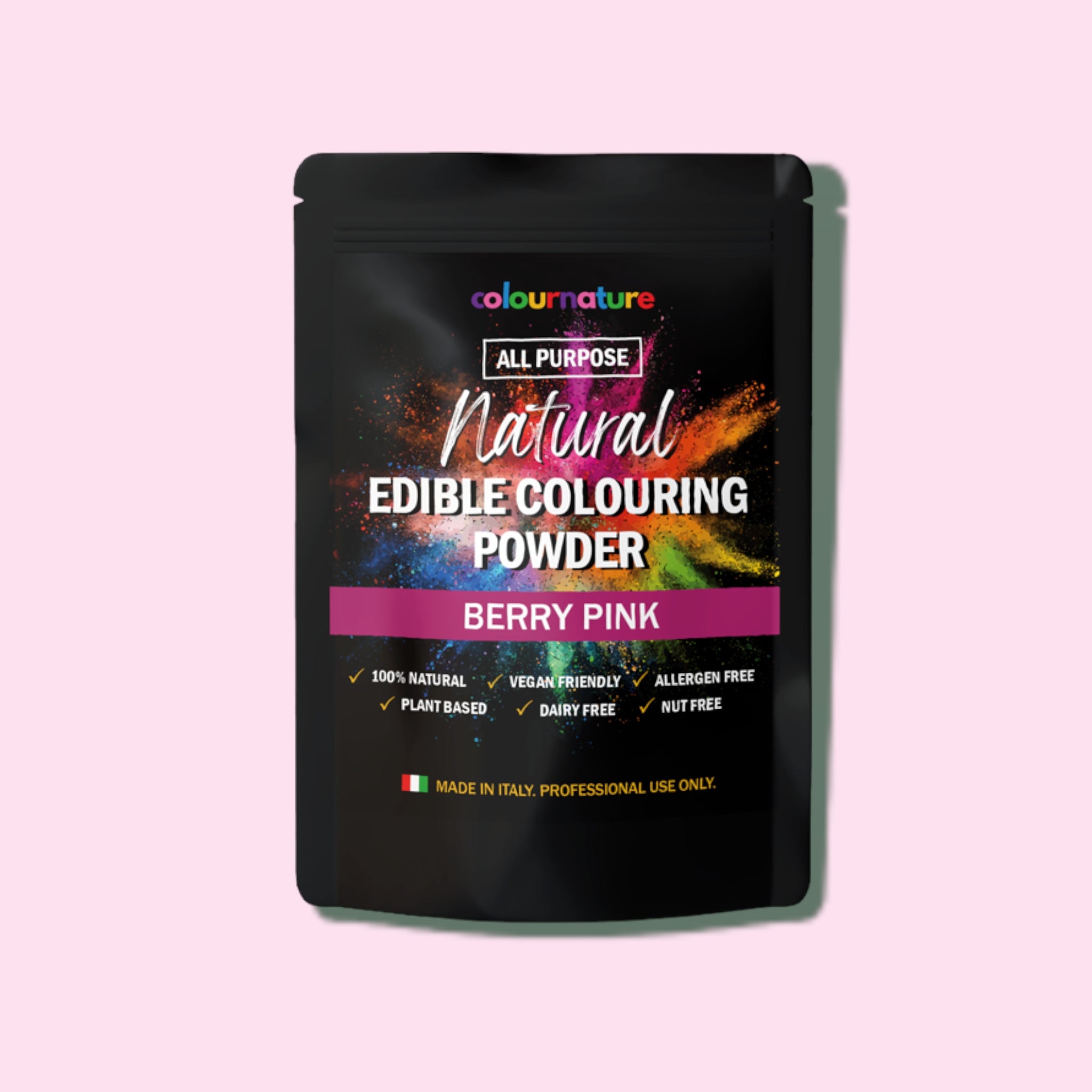 Colouring Baking Powder Berry Pink All Purpose Natural Edible Colouring Powder