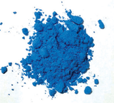 Blue natural powder
